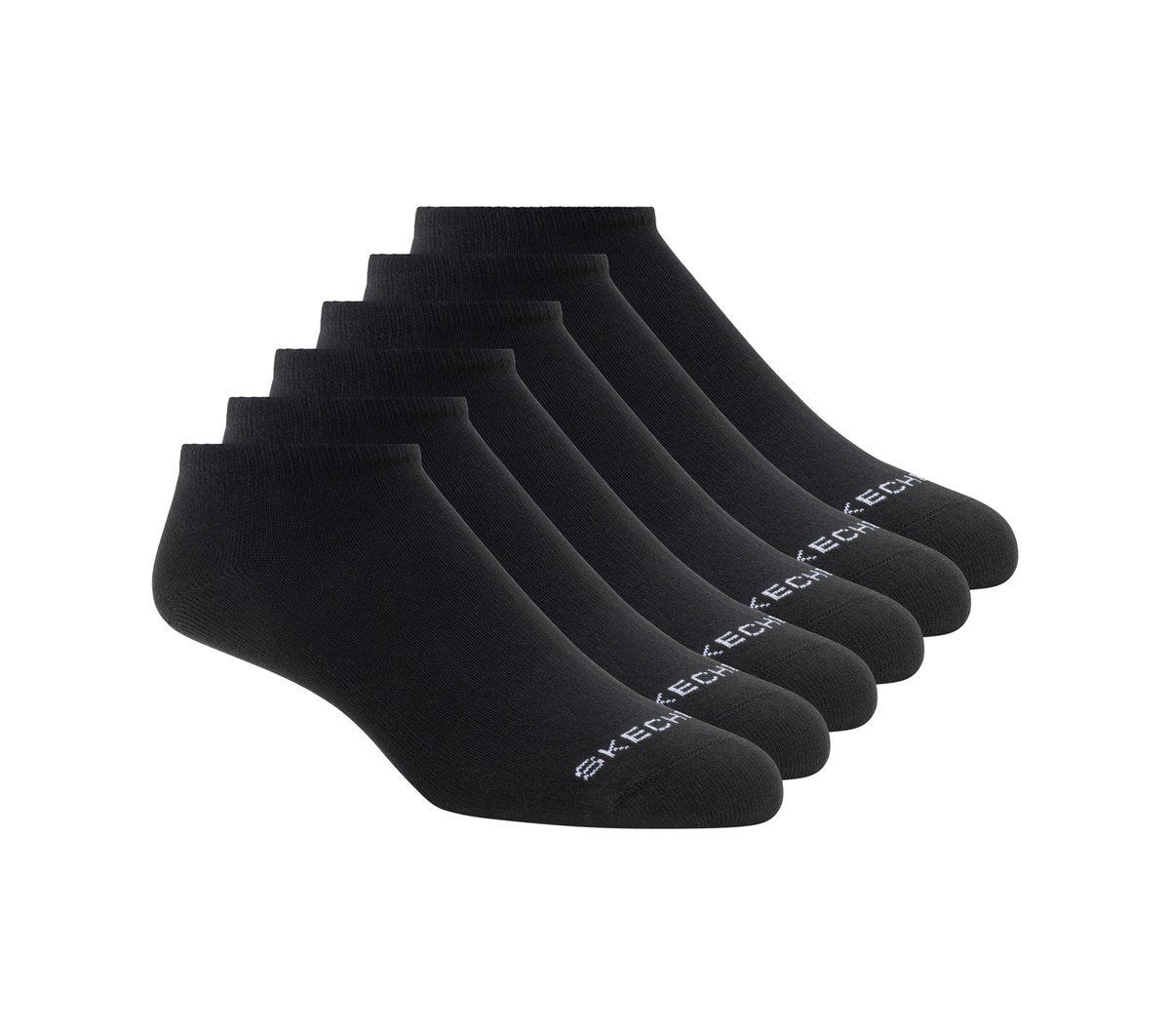 Skechers | Cotton No-Show Socks - 6 Pack