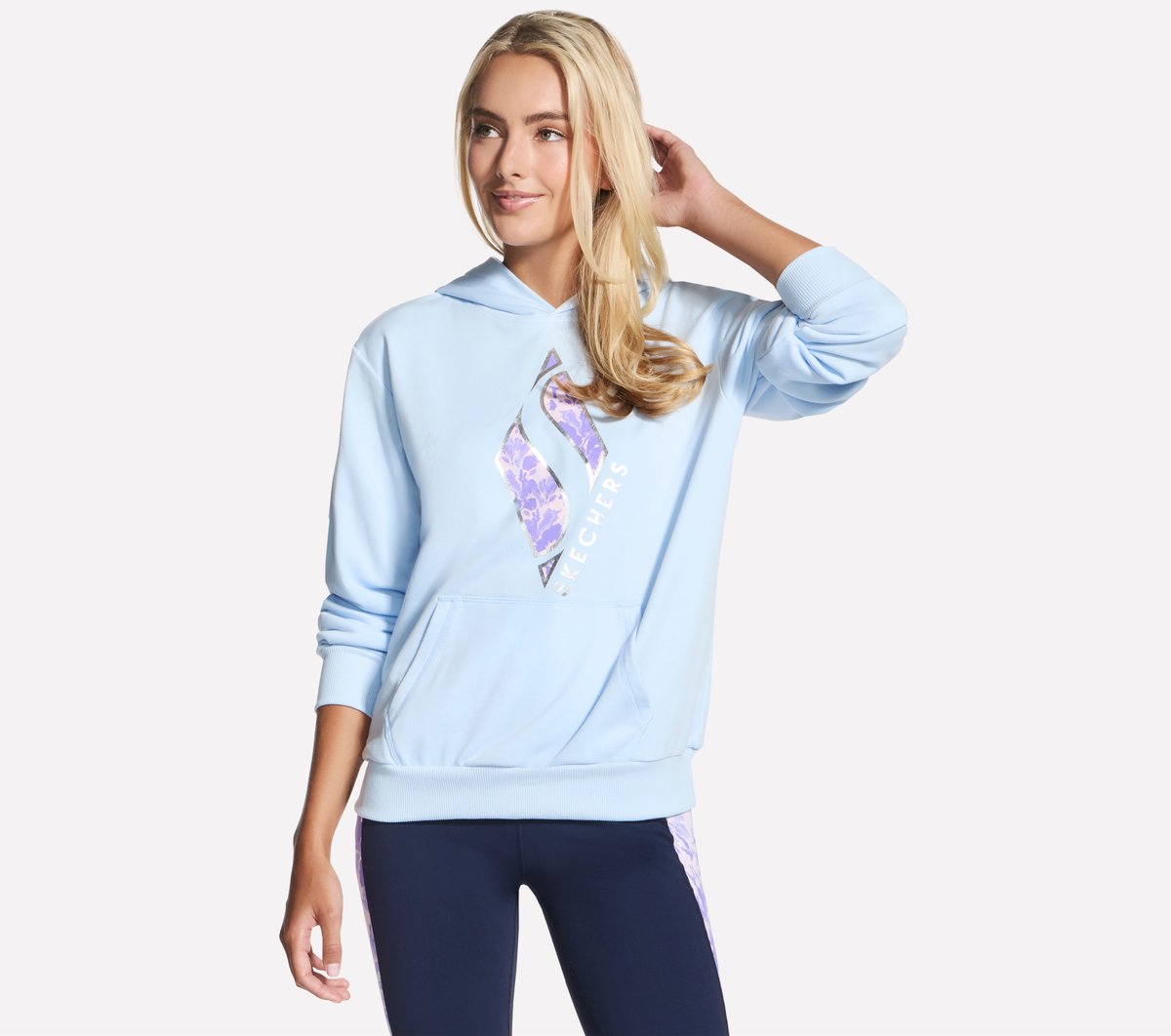 Skechers | Floral Diamond Pullover Hoodie