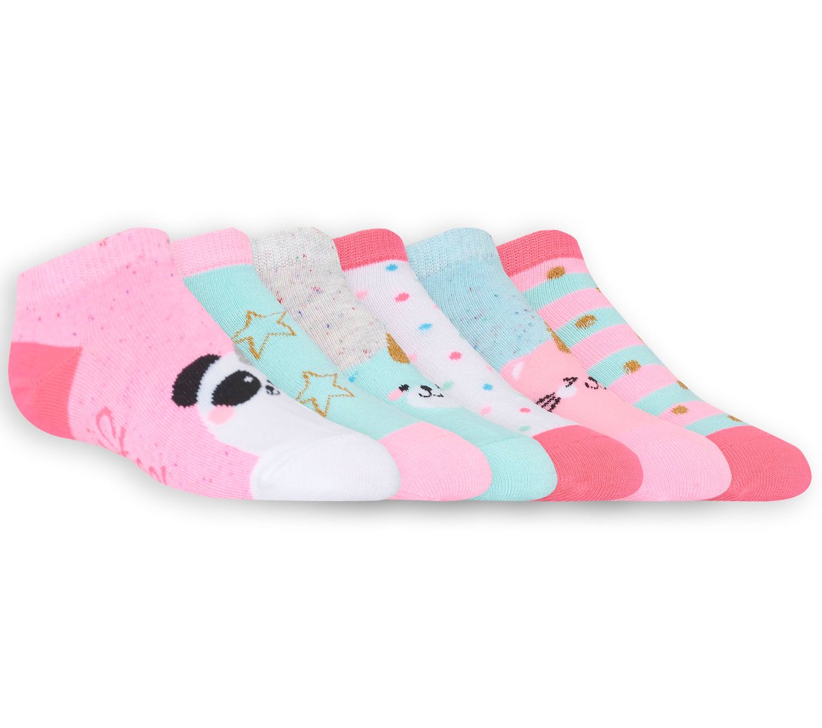 Skechers | 6 Pack Low Cut Cute Socks