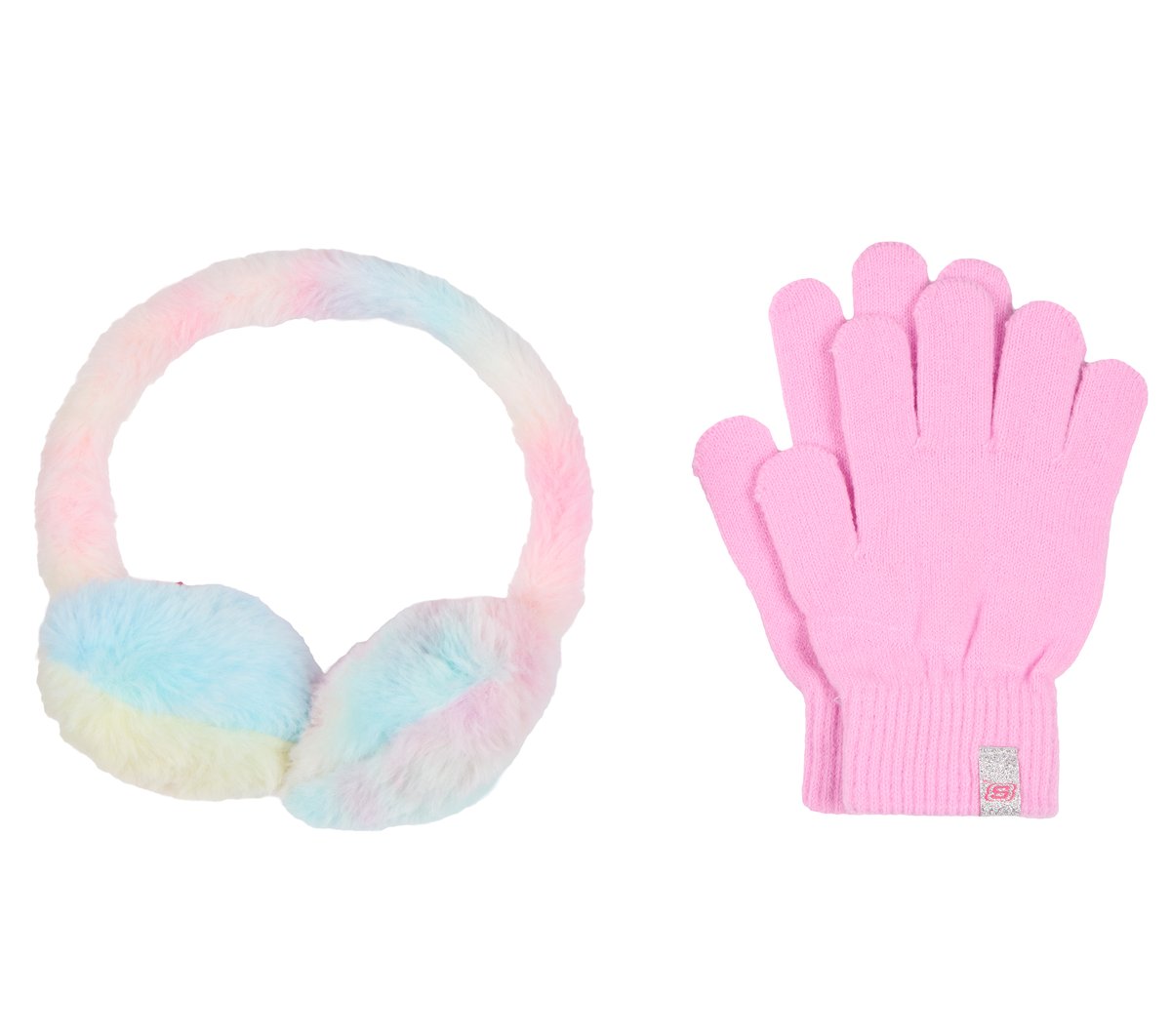 Skechers | Tie Dye Heart Earmuff and Glove Set