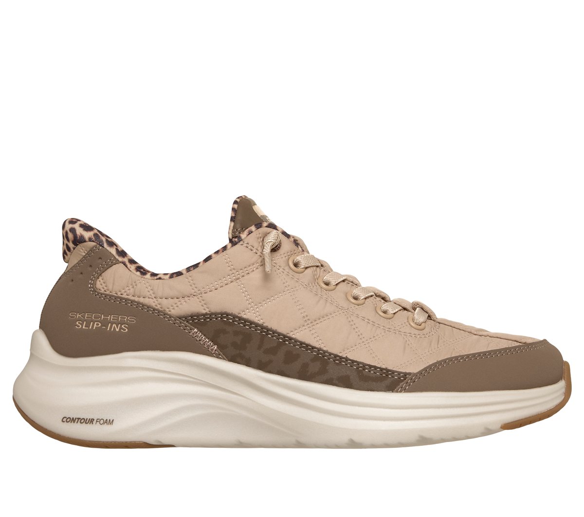 Skechers | Slip-ins: Contour Foam - Cozy Fit Leopard Dream