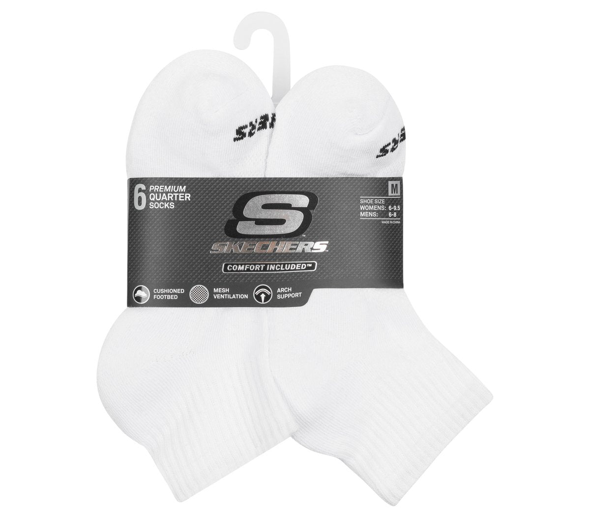 Skechers | 6 Pack Core Quarter Medium Socks