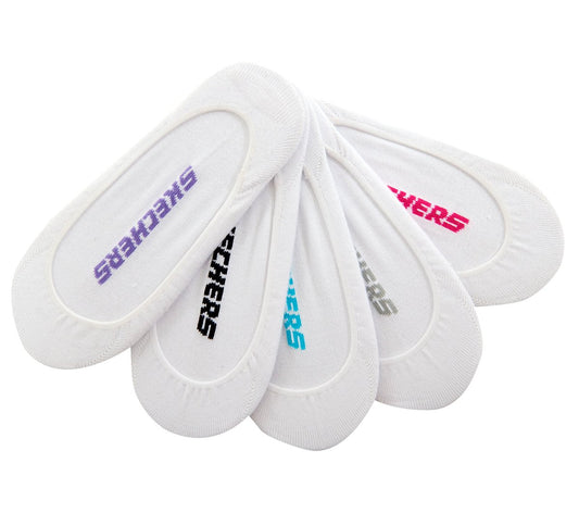 Skechers | 5 Pack Non Terry Solid Liner Socks