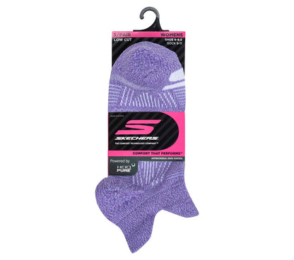 Skechers | 3 Pack Women's Performance Low Cut Pattern Socks
