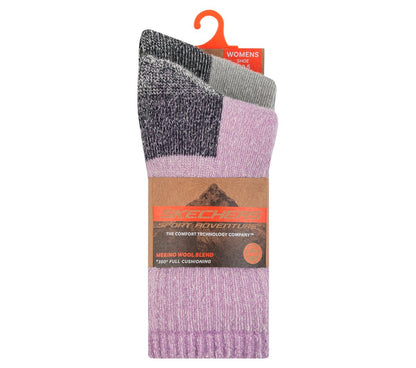 Skechers | 2 Pack Women's Crew Wool Socks