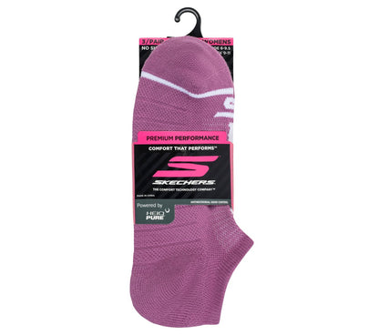 Skechers | 3 Pack Women's No Show Premium Basic Socks