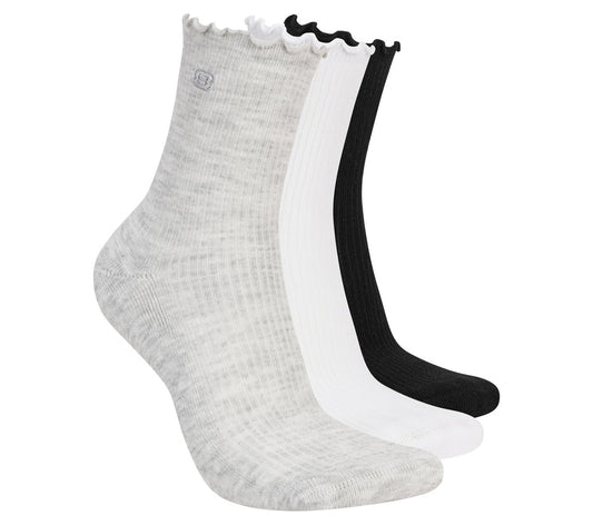 Skechers | 3 Pack Women's Ankle Lettuce Socks