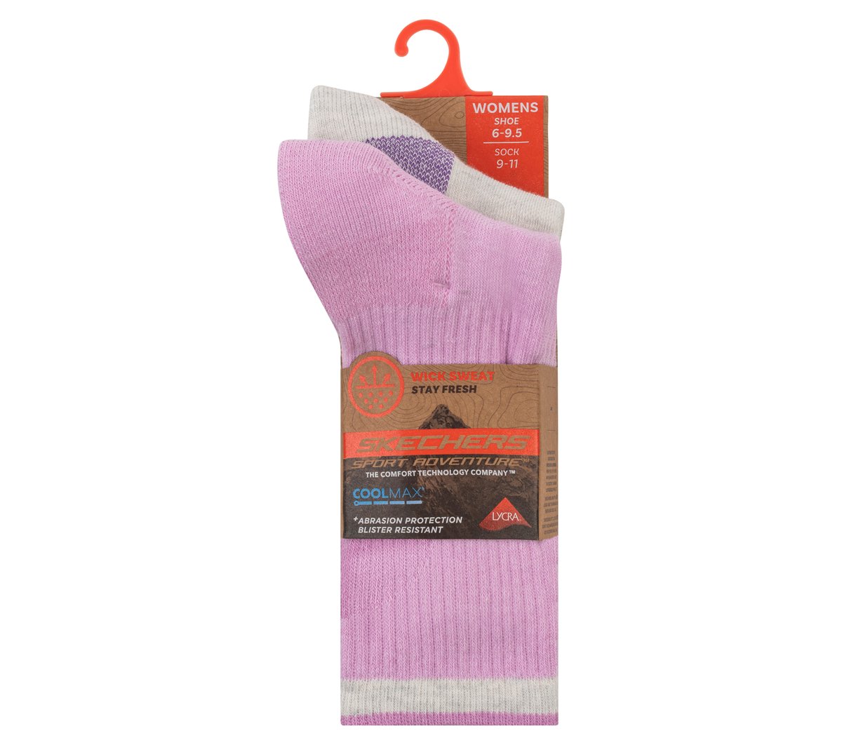 Skechers | 2 Pack Women's Crew Trail Socks