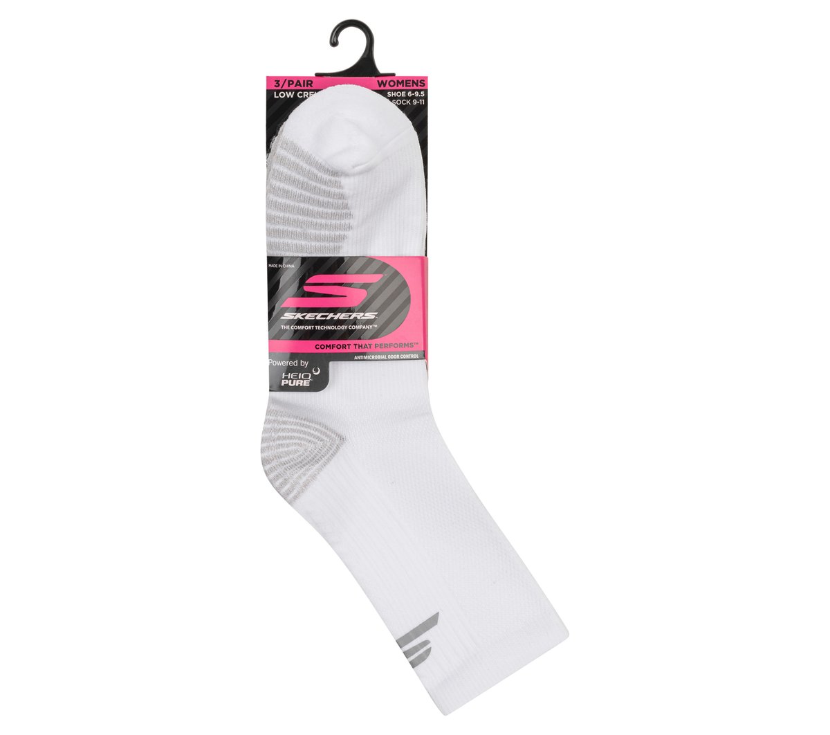 Skechers | 3 Pack Women's Half Terry Low Crew Socks
