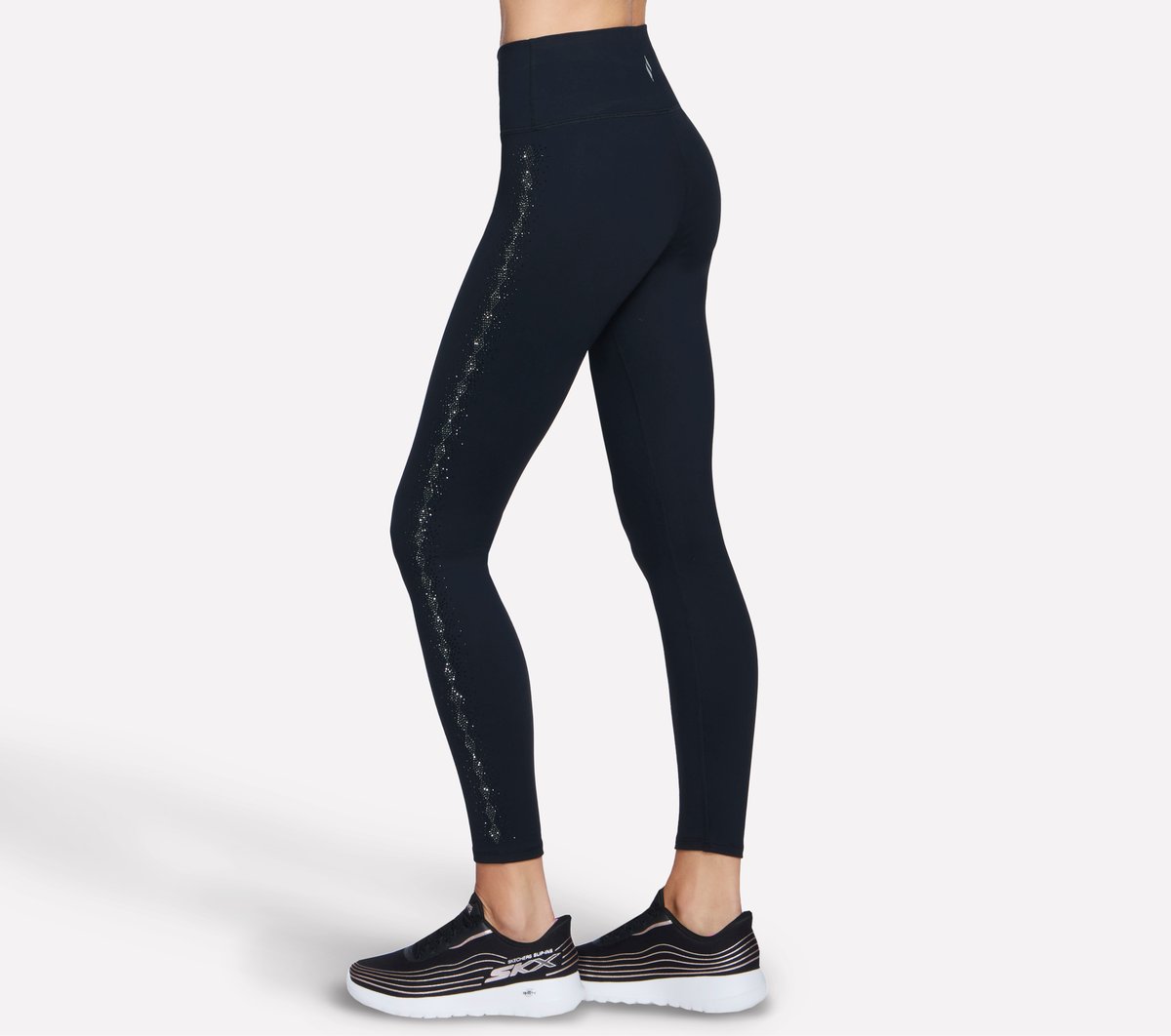 Skechers | GO WALK Diamond-Studded Full Length High-Waisted Legging