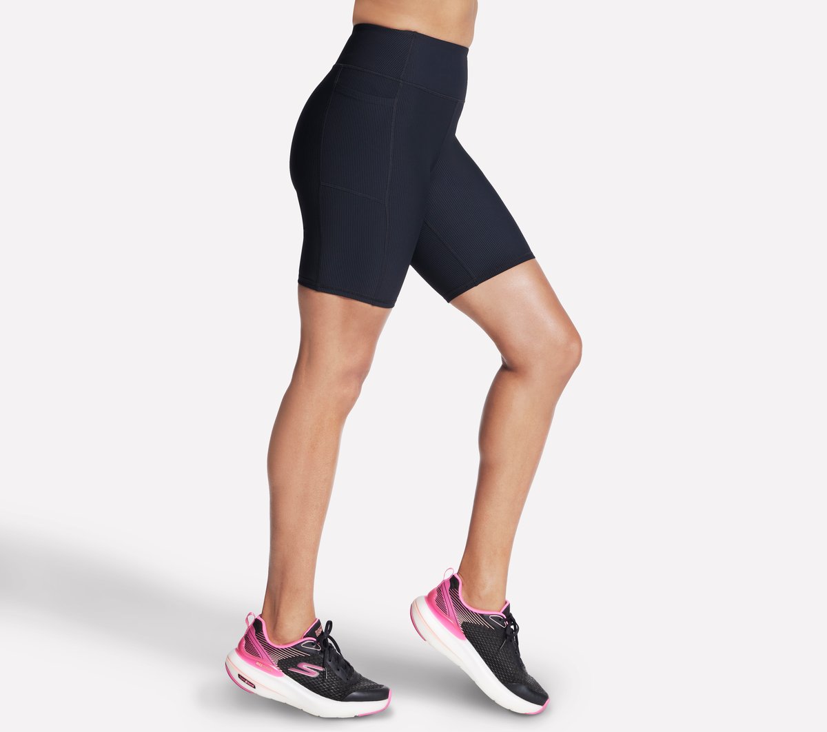 Skechers | GO FLEX RIB High Waisted 8 Inch Bike Short