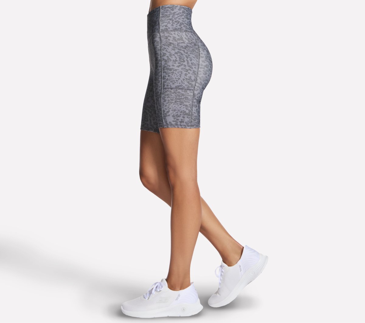 Skechers | GO FLEX Printed High Waisted 8 Inch Bike Short