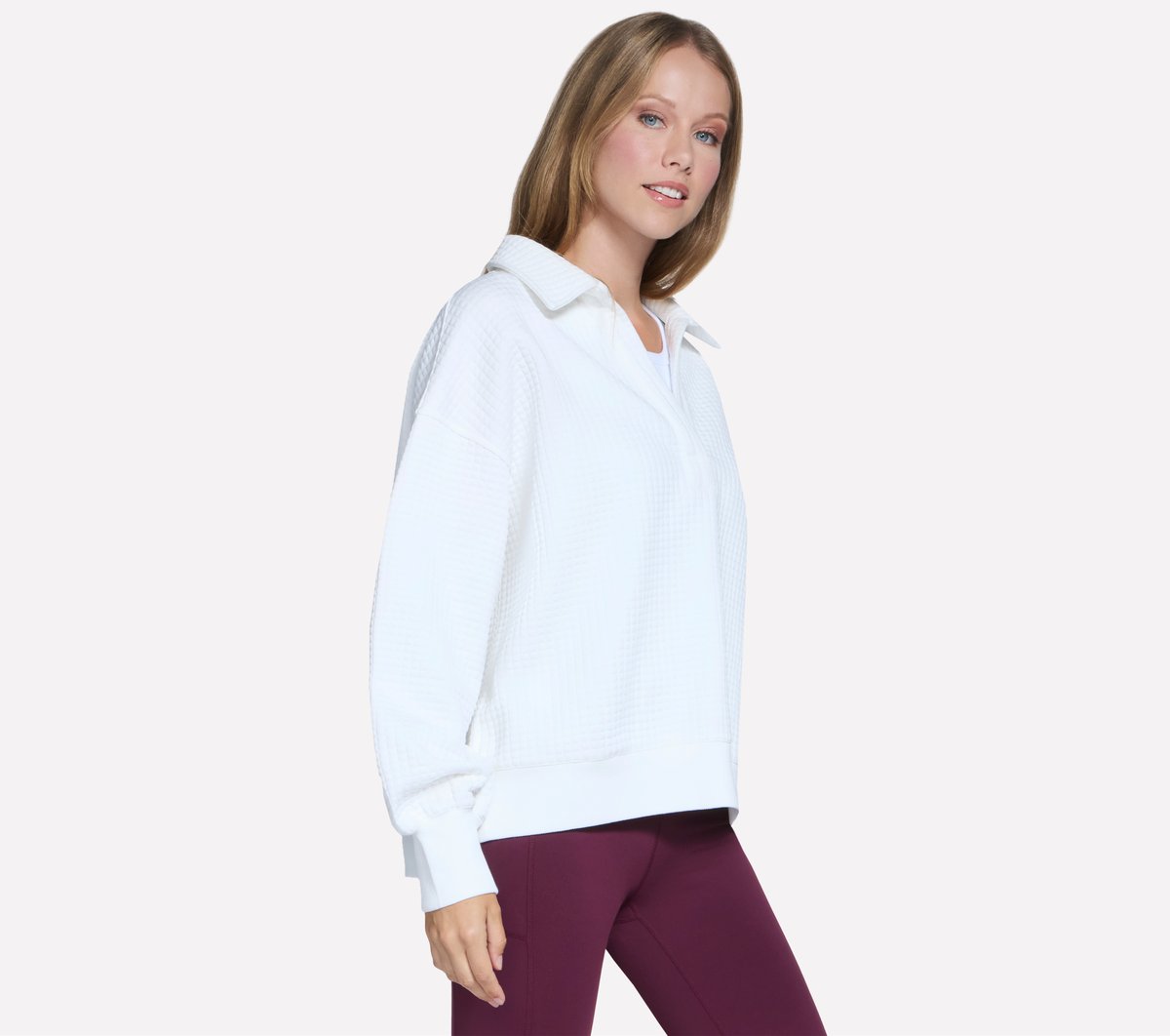 Skechers | Downtown Cozy Fit Collared Long Sleeve