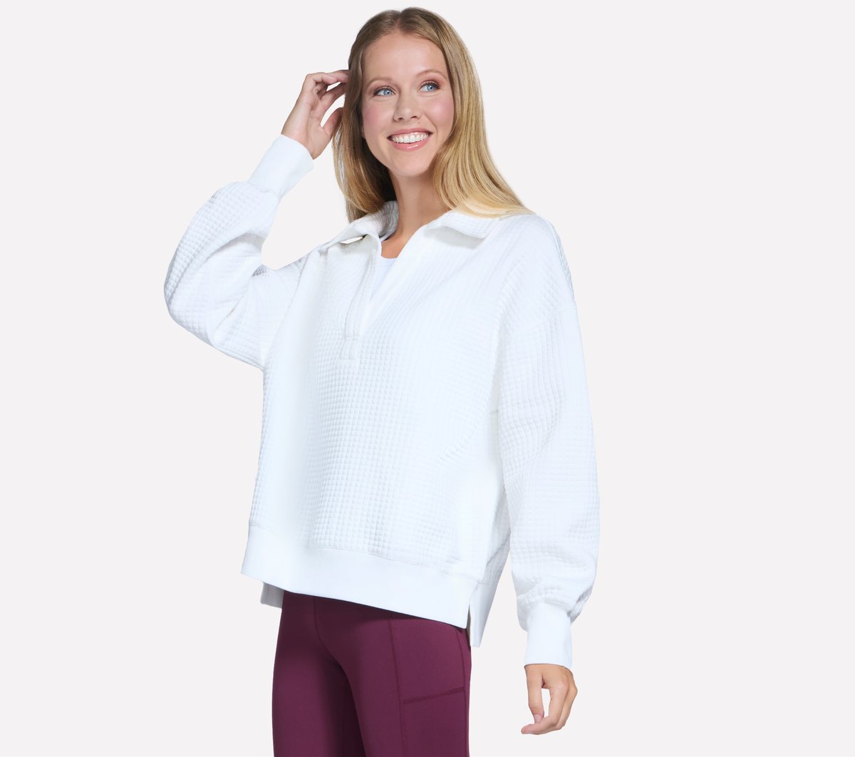 Skechers | Downtown Cozy Fit Collared Long Sleeve