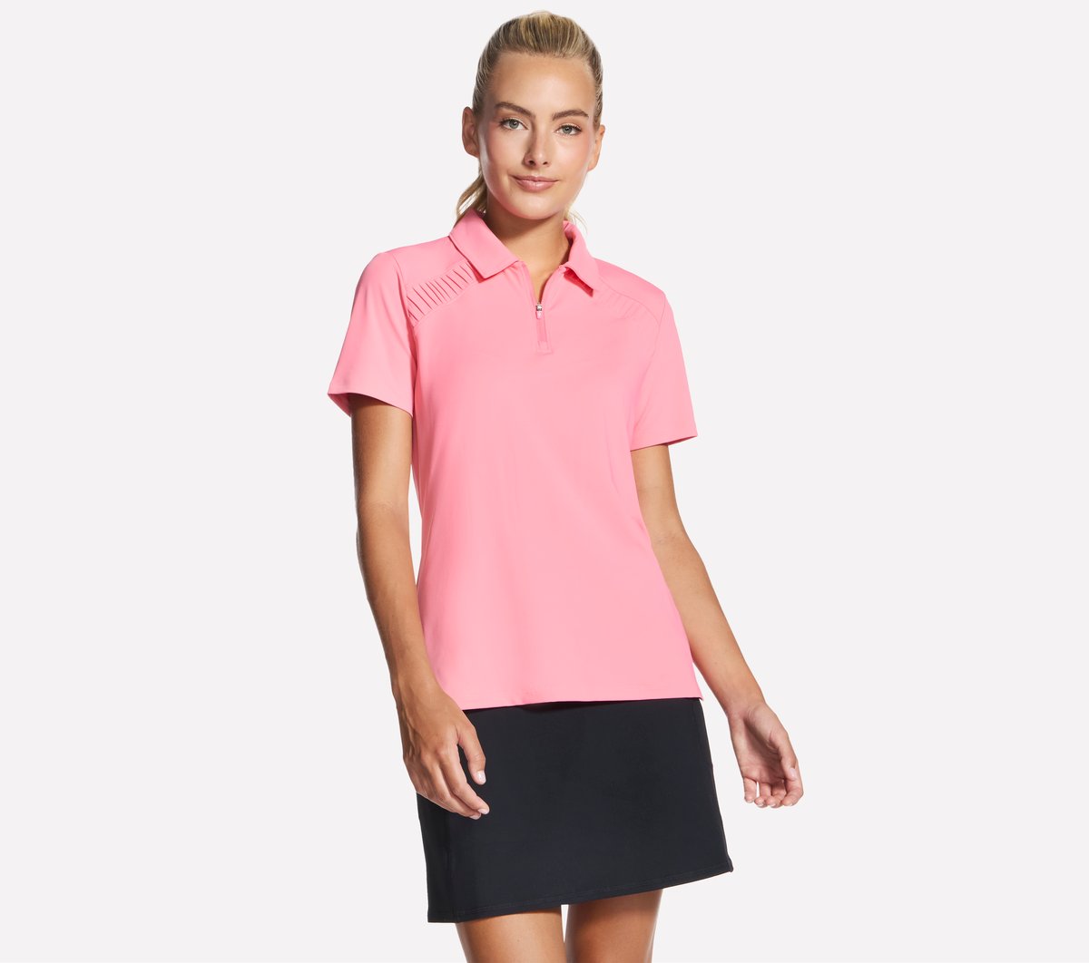 Skechers | GO GOLF Short Sleeve Birdie Zip Front Polo