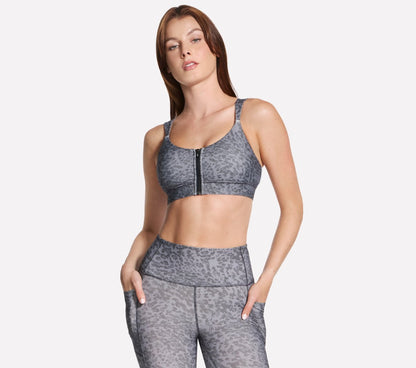 Skechers | GO WALK Evolution Printed Zip Front Bra