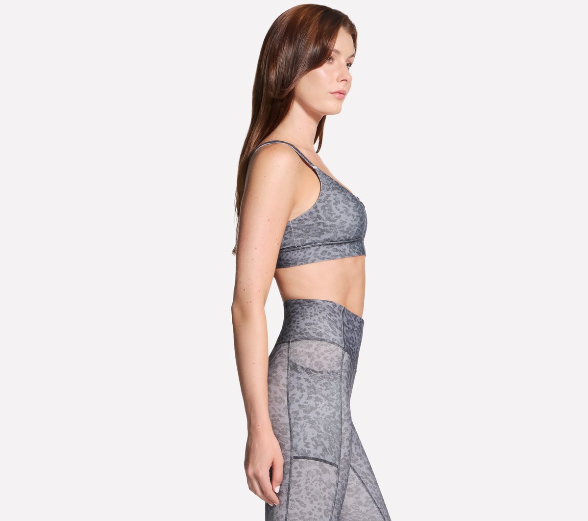 Skechers | GO WALK Evolution Printed Zip Front Bra