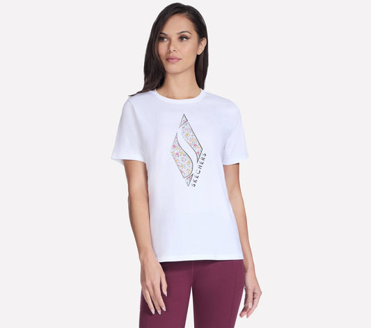 Skechers | Floral Diamond Short Sleeve Tee