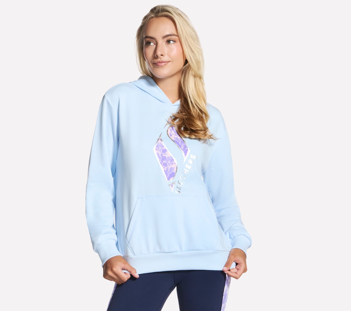 Skechers | Floral Diamond Pullover Hoodie