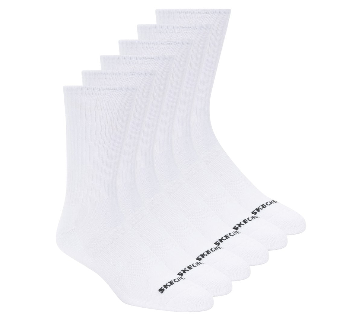 Skechers | 6 Pack Large Core Crew Socks