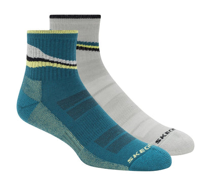 Skechers | 2 Pack Men's Quarter Trail Socks