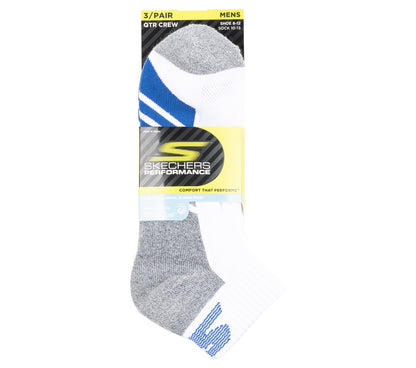Skechers | 3 Pack Men's Half Terry Quarter Crew Socks