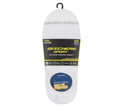 Skechers | 6 Pack Men's Sneaker Liner Socks