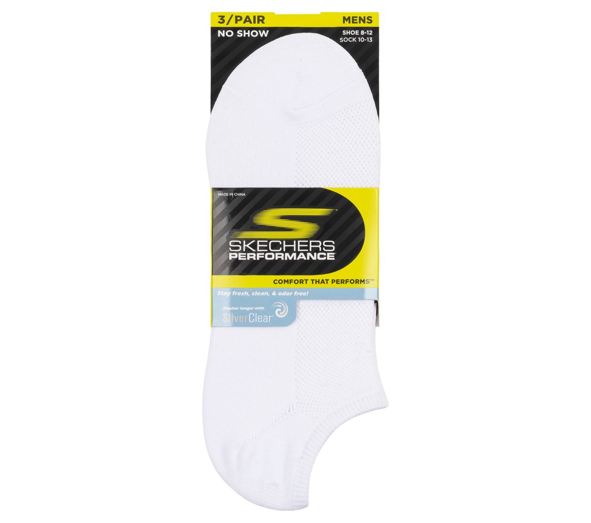Skechers | 3 Pack No Show Stretch Socks