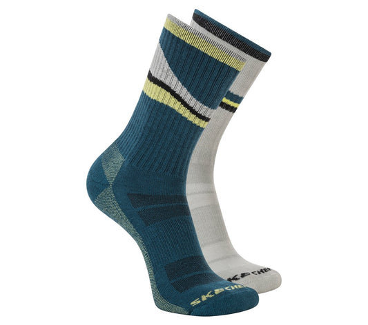 Skechers | 2 Pack Men's Crew Trail Socks