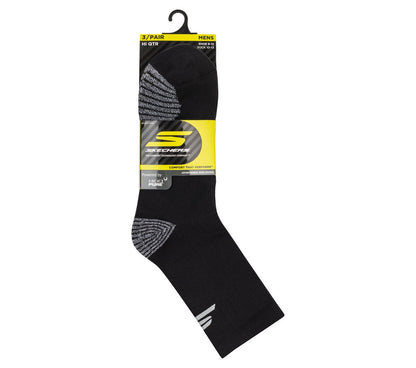 Skechers | 3 Pack Men's Performance Running High Quarter Socks