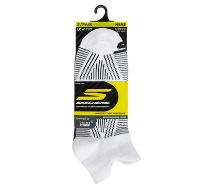 Skechers | 3 Pack Men's Performance Low Cut Pattern Socks