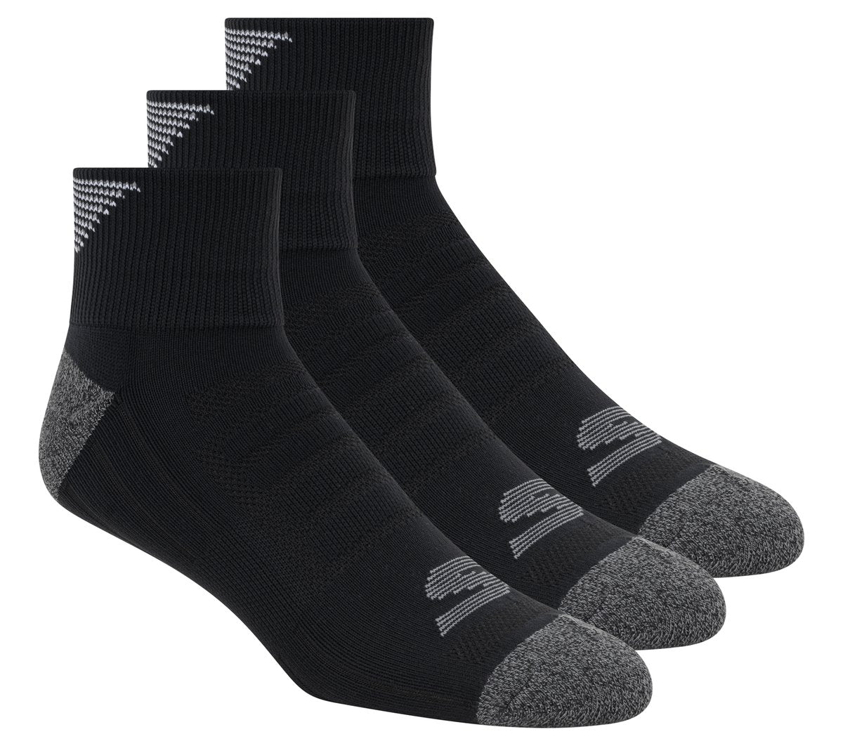 Skechers | 3 Pack Men's Half Terry Quarter Crew Socks