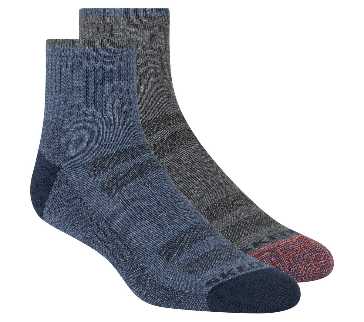 Skechers | Mens Trail Quarter Coolmax Socks - 2 Pack