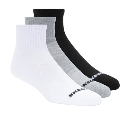 Skechers | 3 Pack Quarter Crew Sport Socks