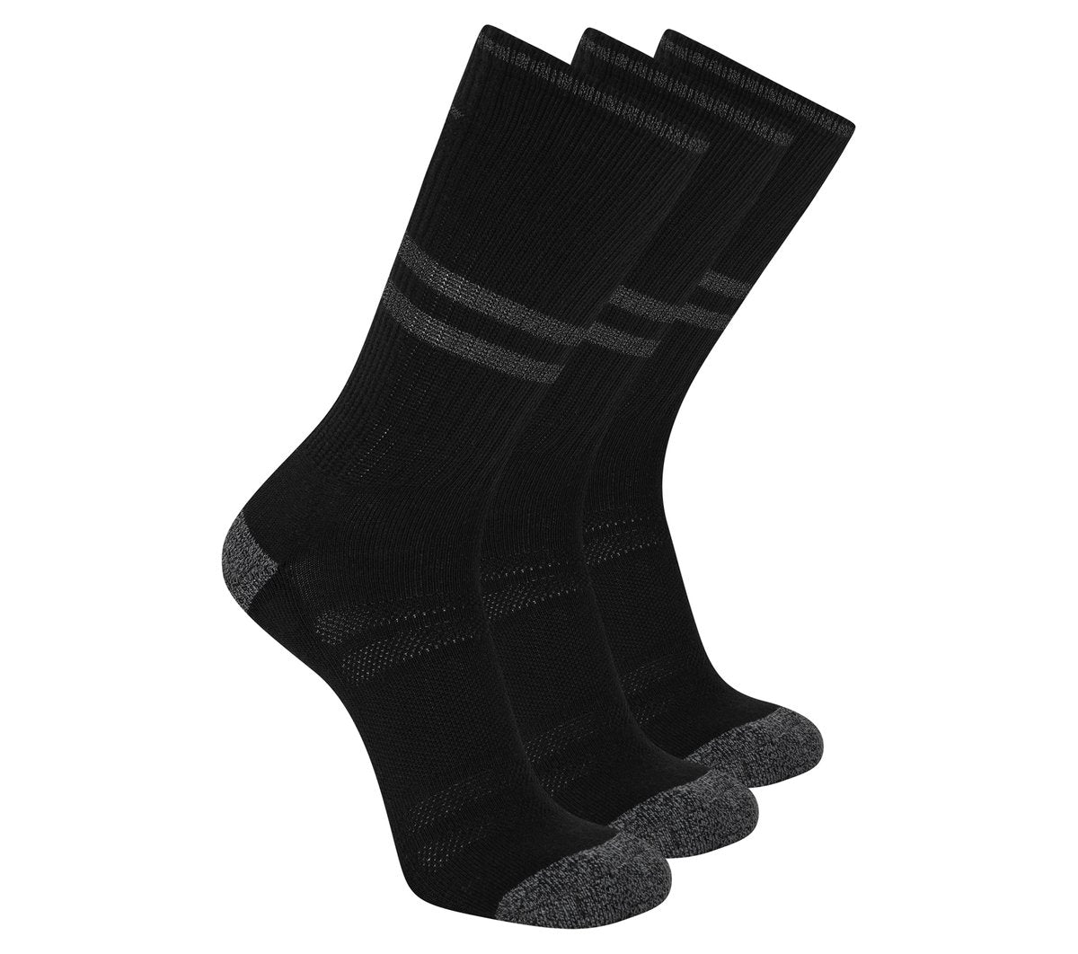 Skechers | 3 Pack Men's Reflective Performance Crew Socks