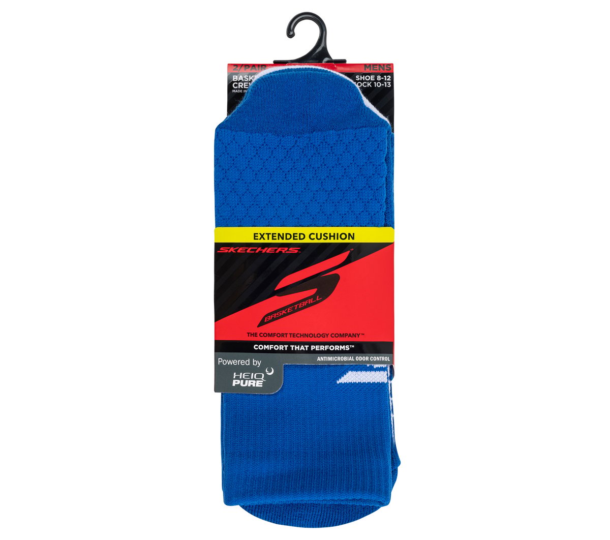 Skechers | 2 Pack Performance Basketball Crew Socks