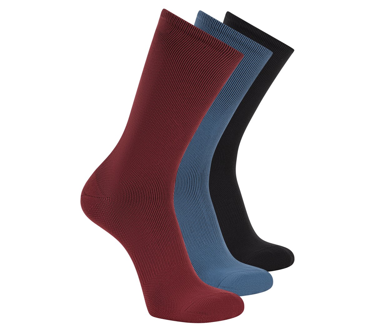 Skechers | 3 Pack Men's Reflective Performance Half Terry Crew Socks