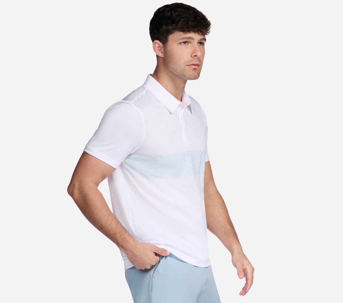 Skechers | GO DRI Charge Palm Stripe Polo