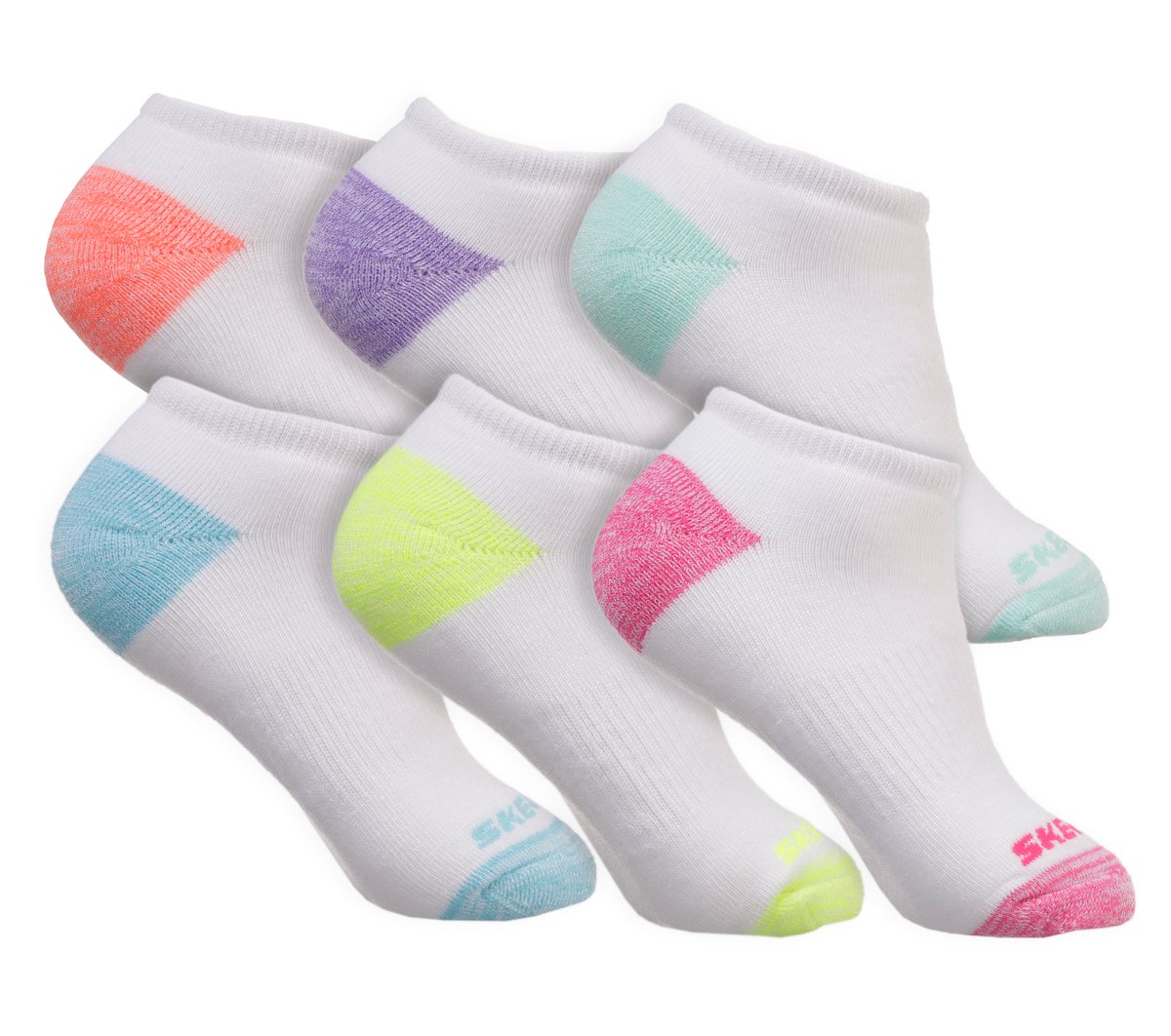 Skechers | 6 Pack Low Cut Walking Socks