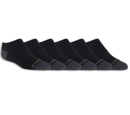 Skechers | 6 Pack Boys' No Show Socks