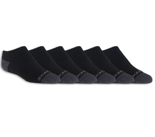 Skechers | 6 Pack Boys' No Show Socks