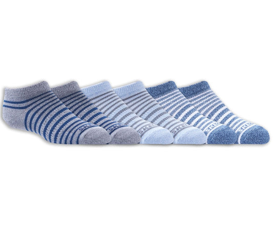 Skechers | 6 Pack Striped No Show Socks
