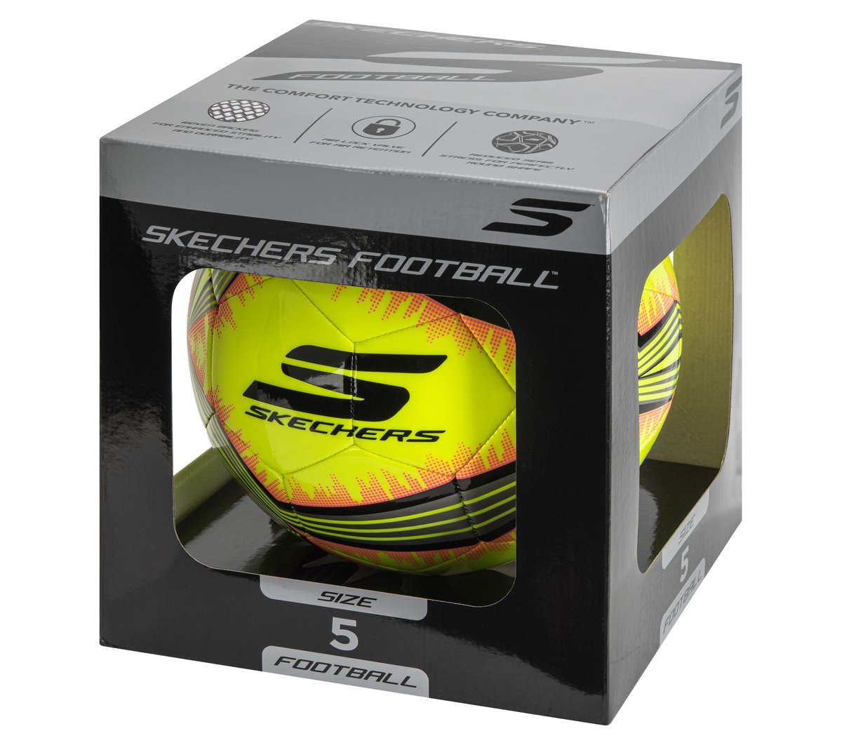 Skechers | Hex Multi Mini Stripe Size 5 Soccer Ball