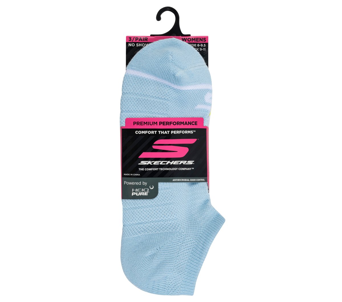 Skechers | 3 Pack Women's No Show Premium Basic Socks