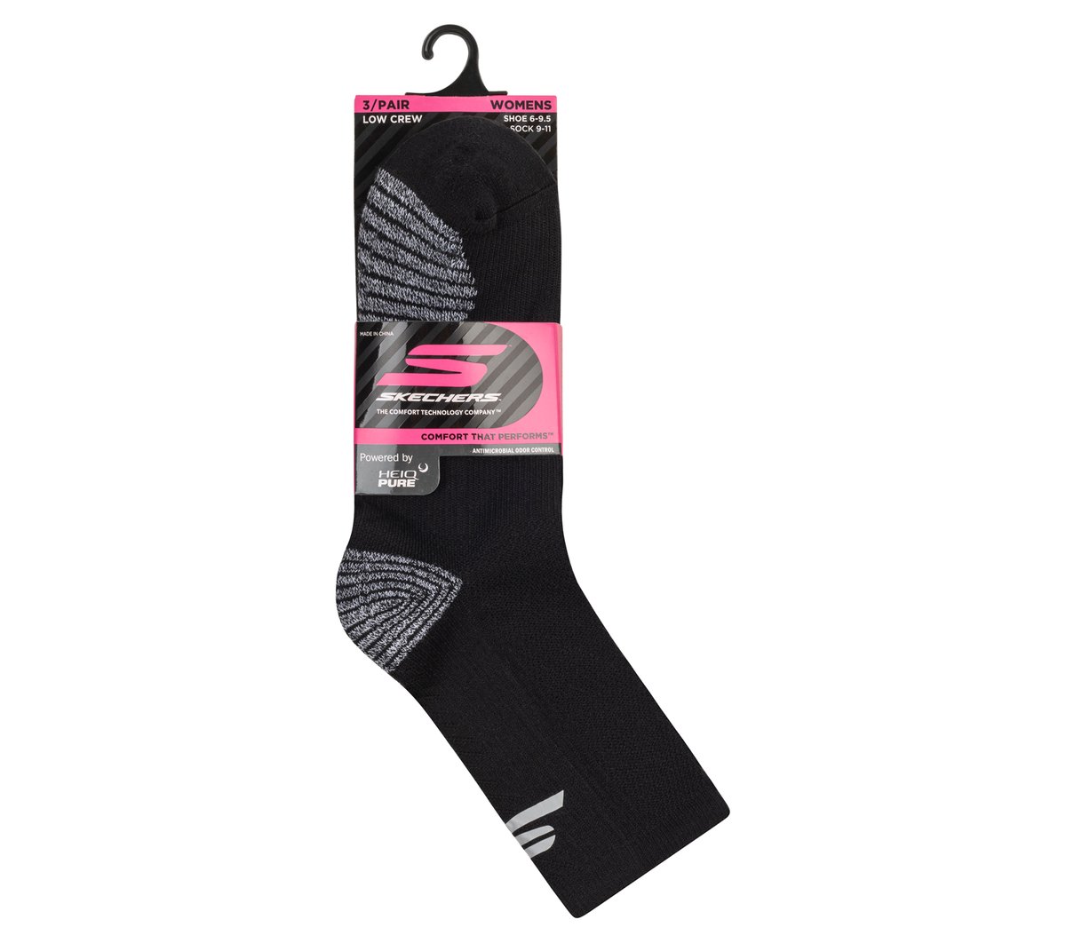 Skechers | 3 Pack Women's Half Terry Low Crew Socks