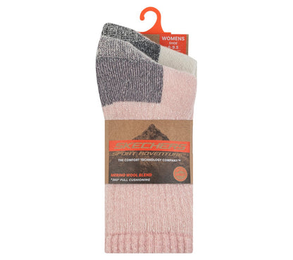 Skechers | 2 Pack Women's Crew Wool Socks