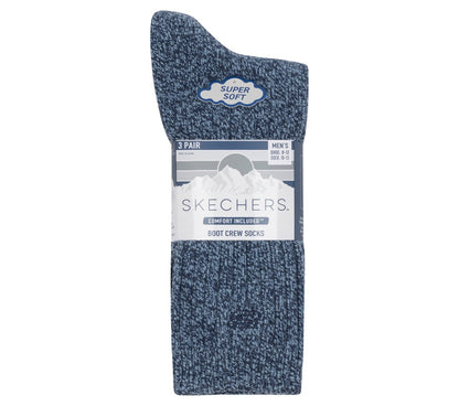 Skechers | Super Soft Boot Crew Socks - 3 Pack