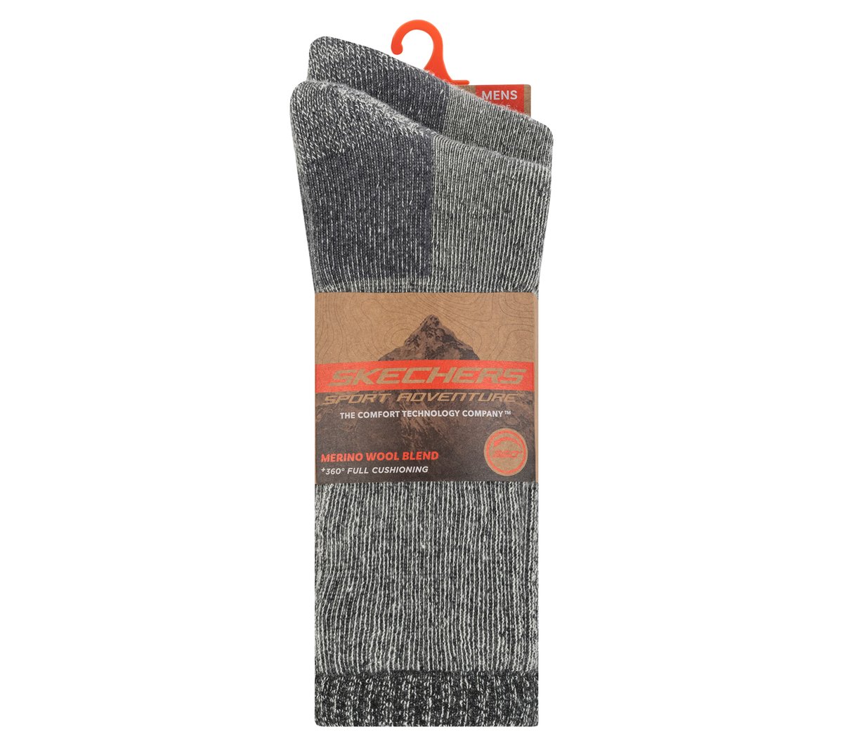 Skechers | 2 Pack Men's Crew Wool Socks