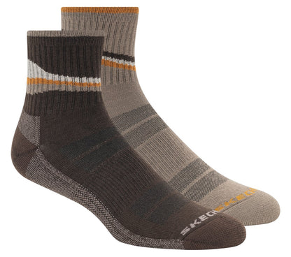 Skechers | 2 Pack Men's Quarter Trail Socks