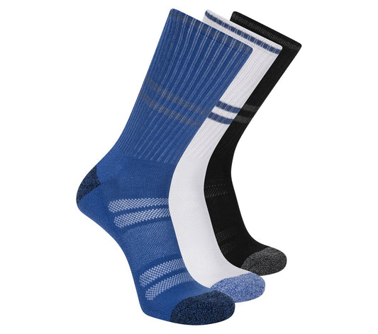 Skechers | 3 Pack Men's Reflective Performance Crew Socks